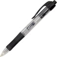 thumbnail image 1 of Integra Retractable 0.7mm Gel Pens - Medium Pen Point - 0.7 mm Pen Point Size - Retractable - Black Gel-based Ink - Clear Barrel - Metal Tip - 1 Dozen | Bundle of 2 Dozen, 1 of 1