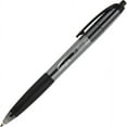 thumbnail image 1 of Integra Rubber Grip Retractable Pens - Medium Pen Point - 1 mm Pen Point Size - Retractable - Black - Black Barrel - 1 Dozen, 1 of 1