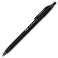 thumbnail image 1 of Integra Triangular Barrel Retractable Ballpnt Pens Medium Pen Point - Retractable - Black - Black Plastic Barrel - 12 / Dozen, 1 of 2
