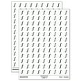 thumbnail image 1 of Integral Math Symbol 200+ Round Stickers - White - Gloss Finish - 0.50" Size, 1 of 3
