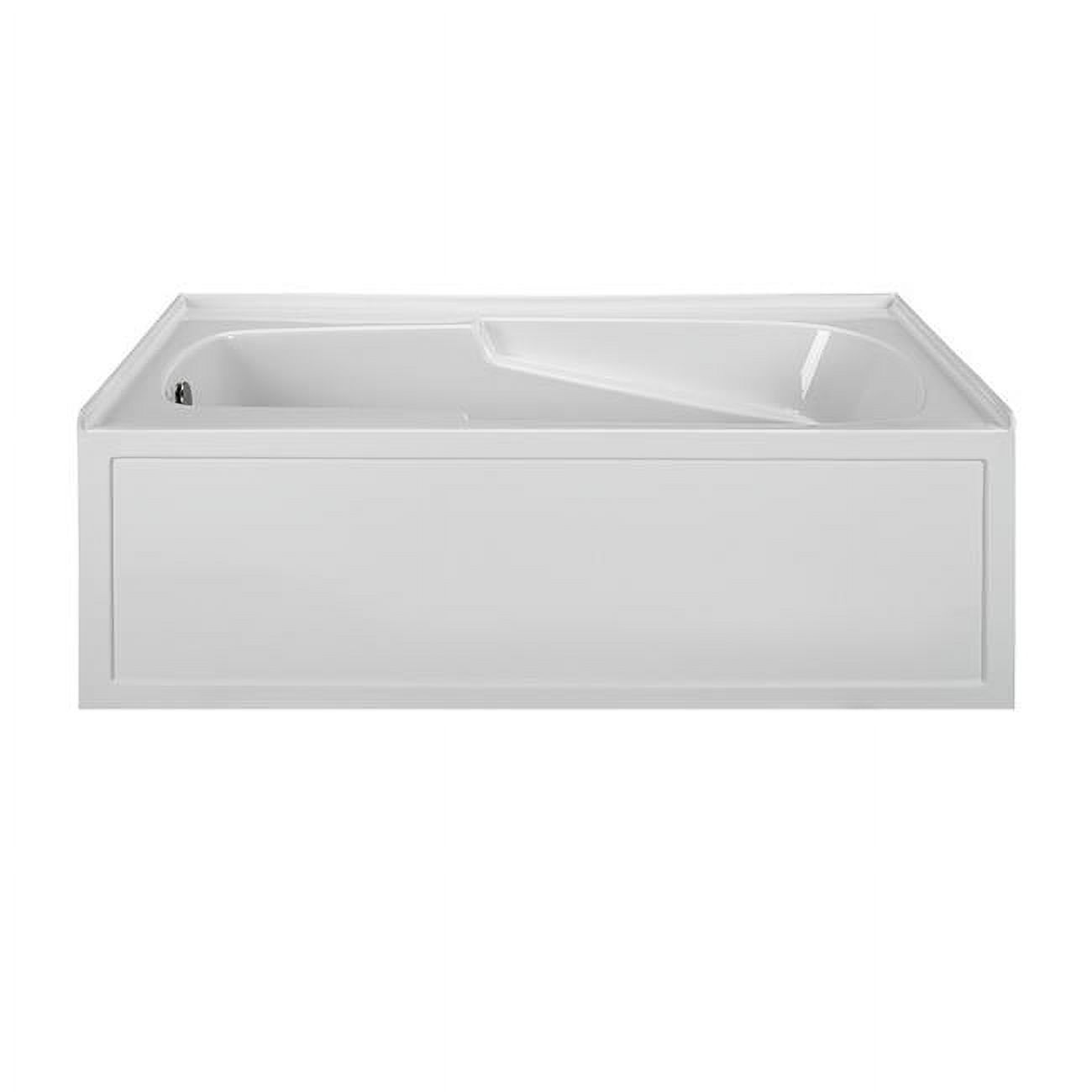Integral Skirted End Drain Air Bath, Biscuit - 59.875 x 36 x 20 in. - Right Hand - image 1 of 1