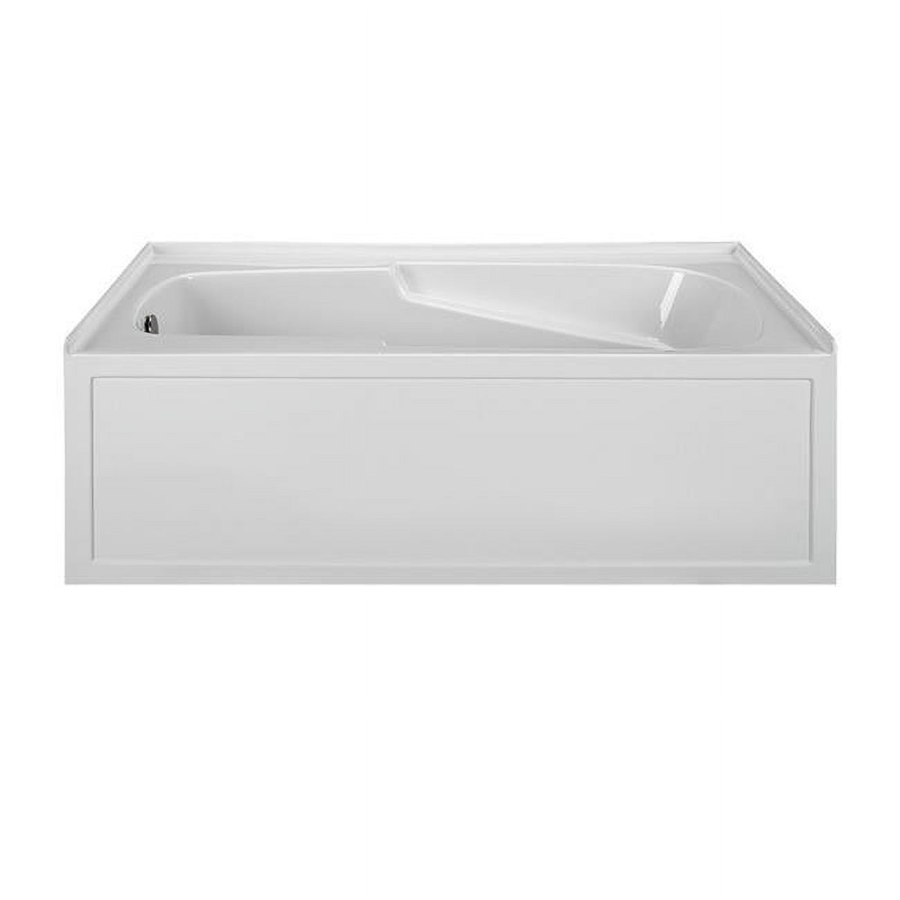 Integral Skirted End Drain Air Bath, Biscuit - 60 x 32 x 19.25 in. - image 1 of 1