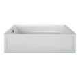 thumbnail image 1 of Integral Skirted End Drain Air Bath, White - 72 x 42 x 21 in., 1 of 1