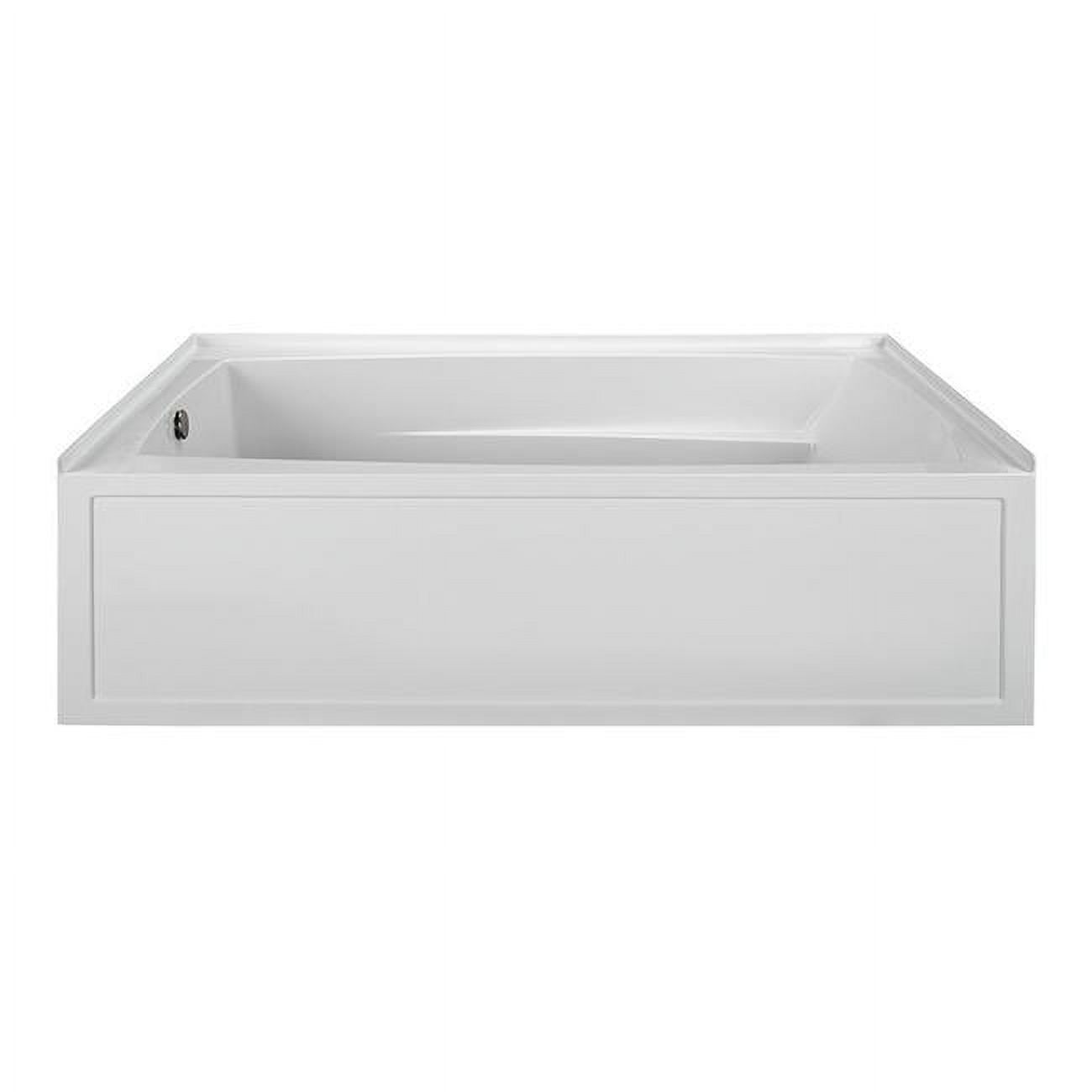 Integral Skirted End Drain Soaking Bath, White - 72 x 42 x 21 in. - image 1 of 1