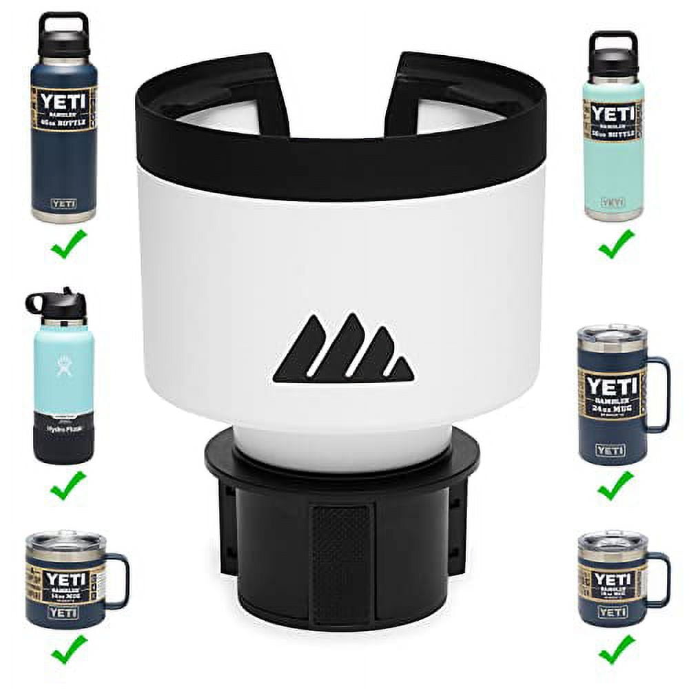  Cup Holder Expander for Car, Automotive Drink Cup Holder  Adapter with Adjustable Base, Compatible with Coffee Mug, Yeti 20/26/30oz,  Ramblers, Hydro Flasks 32/40oz, Other Large Bottles in 3.4-3.8 :  Automotive