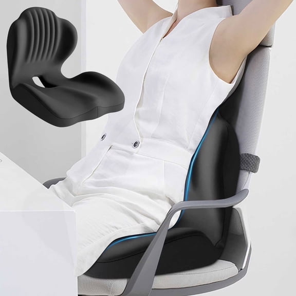 Integrated Back Cushions & Seat Cushions, 2-in-1 Seat Cushion & Backrest for Full Support, Comfortable Chair Cushion for Home & Office