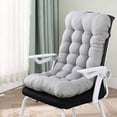 thumbnail image 1 of Integrated Chair Cushion with Seat and Backrest, Ergonomic Seat and Back Cushion Pad, One Piece Chair Pad for Home and Office Use, 1 of 7