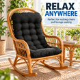 thumbnail image 1 of Integrated Chair Seat & Backrest Cushion, All-in-One Padded Chair Mat for Home Office Desk Chair, Washable Dining Chair Comfort Cover, G, 1 of 9