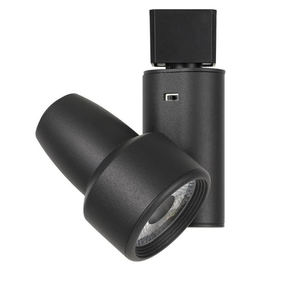 Integrated Dimmable 20W Led Track Fixture With 3 Level Temperature Control. 2700K-3000K-4000K, Black