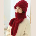 thumbnail image 1 of Integrated Ear Protection Windproof Cap Scarf,Elastic Warm Ear Protection Knitted Hat Scarf,Winter Windproof Hat for Women, Limited Time Offer Under 10 Dollars, 1 of 2