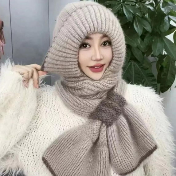 Integrated Ear Protection Windproof Cap Scarf hot new New K9 V3D4