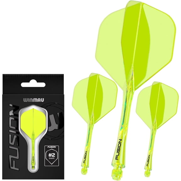Integrated Flight & Shaft System - Lightweight Replacement Set for Steel & Soft Tip Darts - 90-Degree Wing Design Sizes