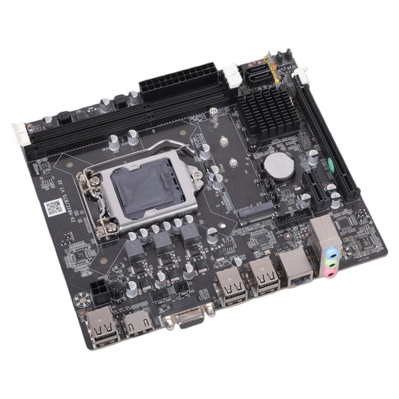 Integrated Graphics and Music H61 Motherboard Featuring PCIE3.0 Slot Computer Motherboard for Enhances Performances