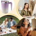 thumbnail image 1 of Integrated Heating Automatic Mixing Mug, Rechargeable Stainless Steel Drink Cup, 1 of 5