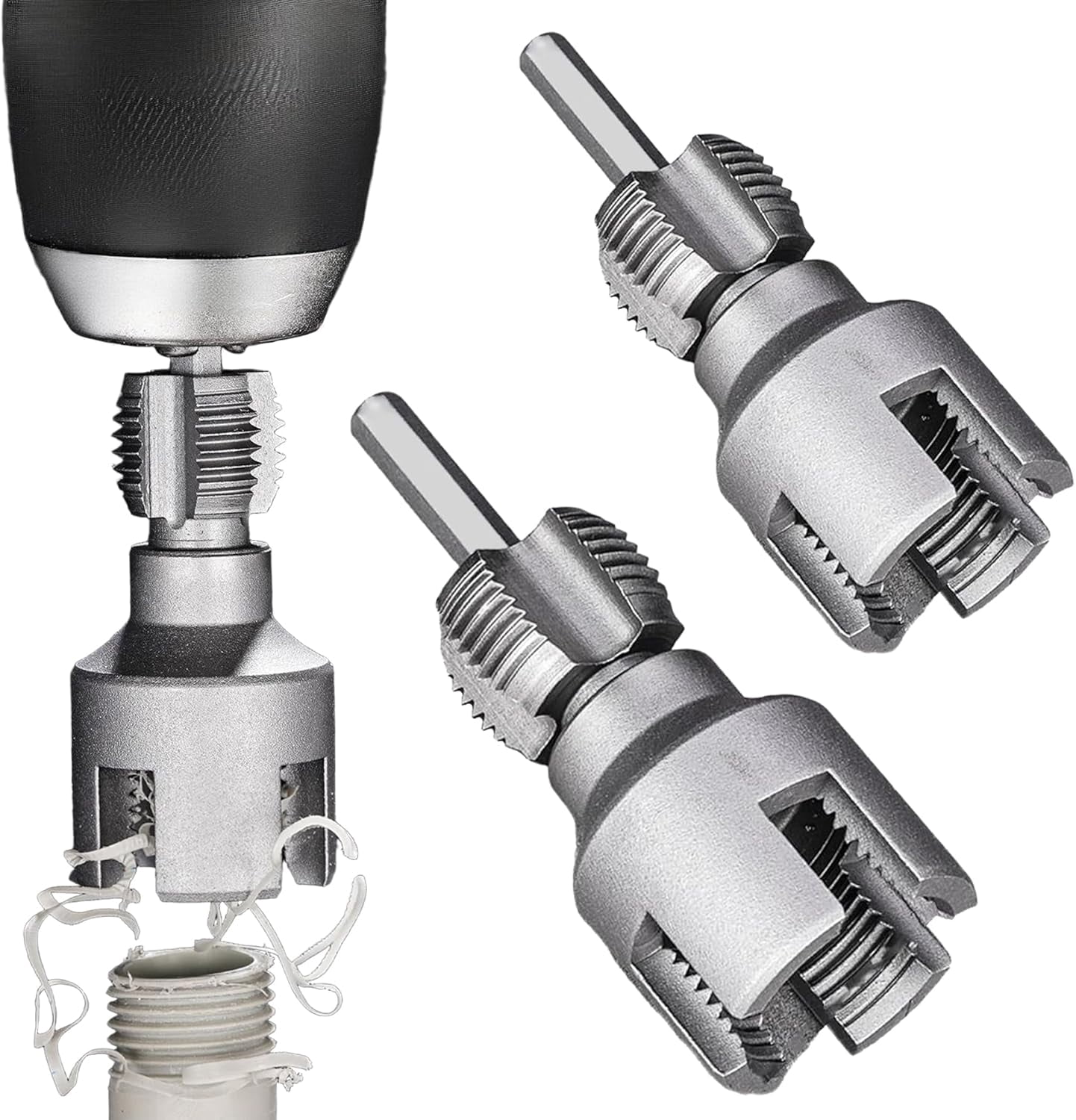 Integrated Internal & External Pipe Threading Tool – 1/2