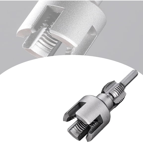 Integrated Internal & External Pipe Threading Tool,1/2'' and 3/4'' Water Pipe Internal and External Integrated Threader (3/4")