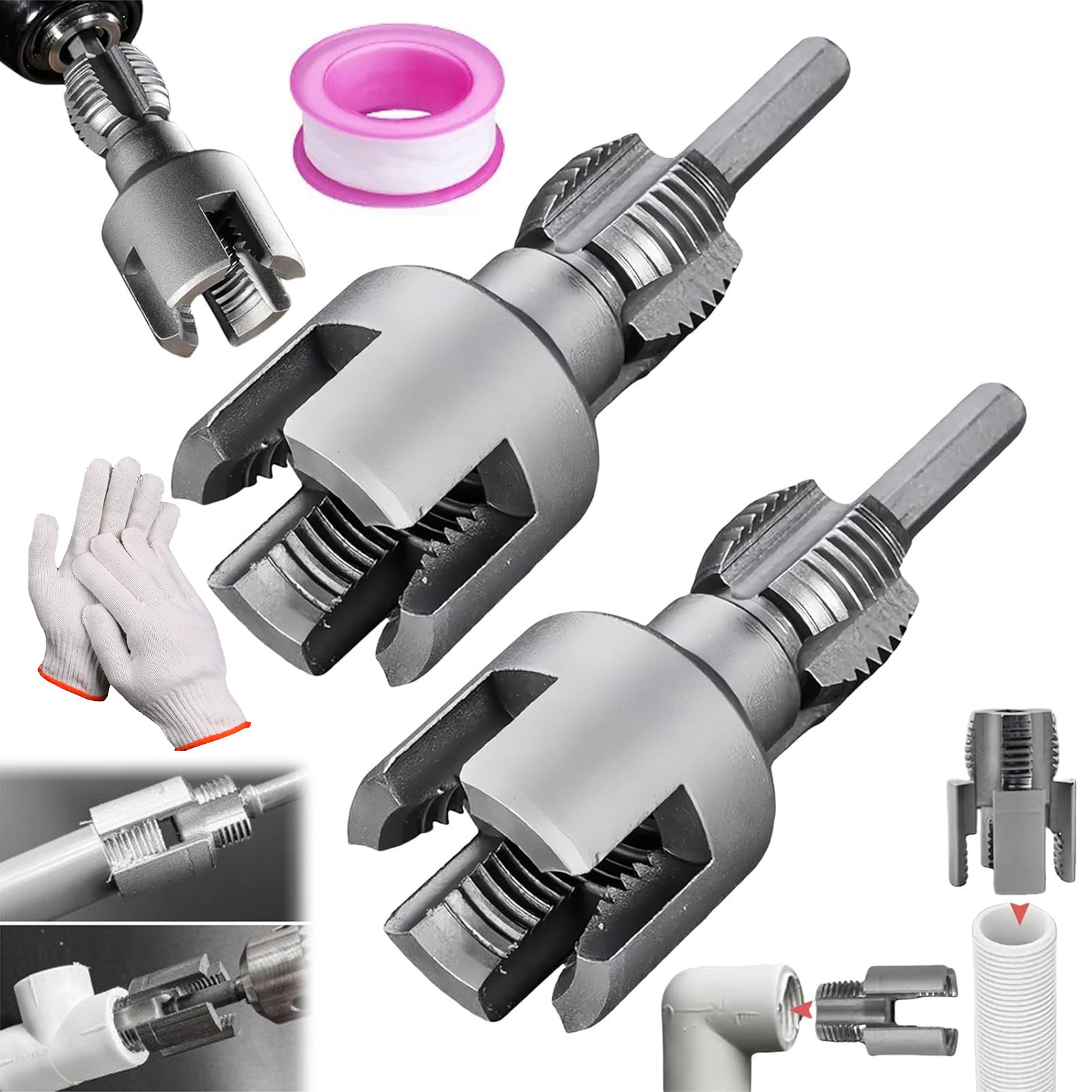 Integrated Internal & External Pipe Threading Tool, 2025 New Pipe ...