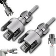 thumbnail image 1 of Integrated Internal & External Pipe Threading Tool, Electric Drill Compatible 2-in-1 PVC Pipe Threader Kit with 1/2" (DN15) & 3/4"(DN20) Die Sizes for Plumbing Repairs-PVC Thread Maker (2PCS 1/2"), 1 of 10