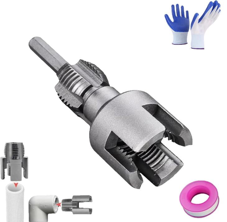 Integrated Internal & External Pipe Threading Tool, Electric Drill ...