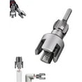 thumbnail image 1 of Integrated Internal & External Pipe Threading Tool, Electric Drill Compatible PVC Pipe Threader Kit, Suitable for 1/2 Inch and 3/4 Inch Plastic Pipes (1/2 in), 1 of 8