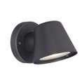 thumbnail image 1 of Integrated LED 1-Light Matte Black Wall Light, 1 of 6