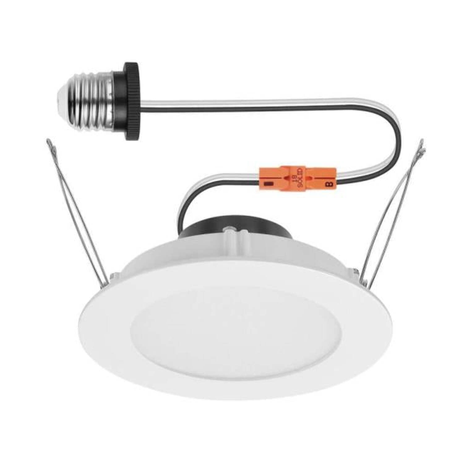 White 6-inch Ultra Slim Integrated LED Recessed Light