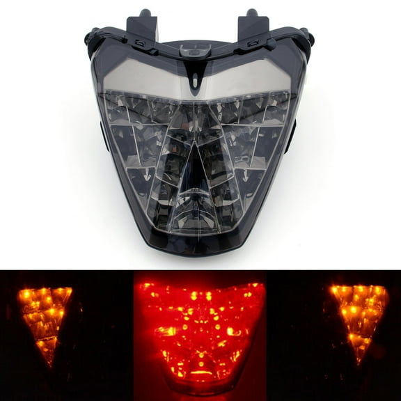 Integrated LED TailLight Turn Signals for Honda CBR250R 2010-2012 MC41 Smoke
