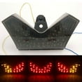 thumbnail image 1 of Integrated LED TailLight Turn Signals for Kawasaki ZX14R ZZR1400 2006-2022 Smoke, 1 of 2