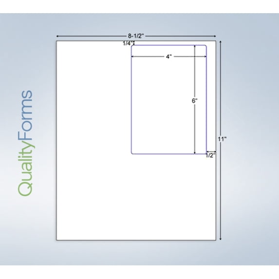 Integrated Label Laser Form with Label Combination (4x6 | Top Right ...