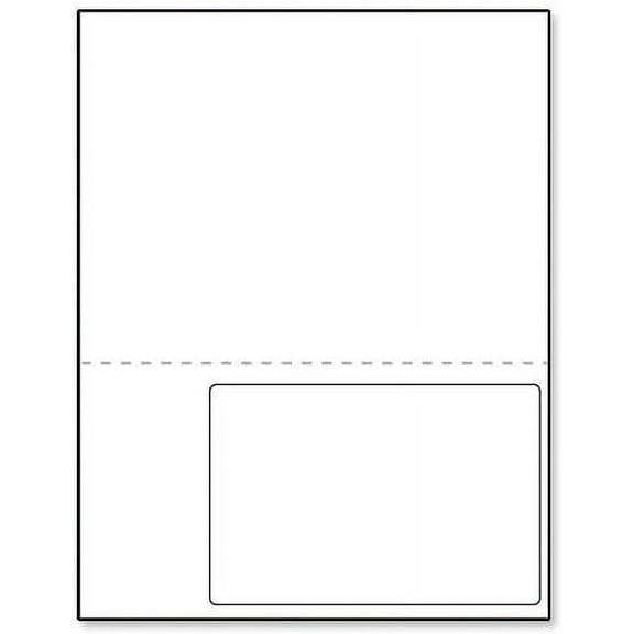 Integrated Laser Form with Label Combination 6x4" 1 Label on Right Case of 1500