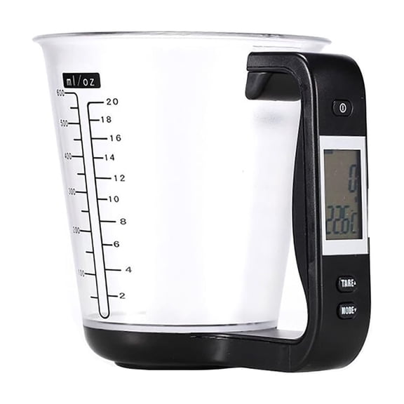 Integrated Measuring Cup Electronic Scale High Precisions Sensors Energy Saving Mode Ideal for Professional Cooks