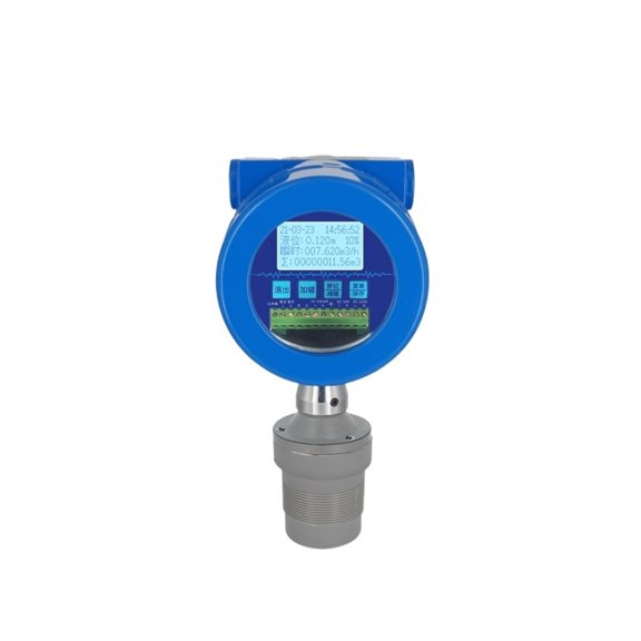 Integrated Open Channel Ultrasonic Flow Meter, Flume Farmland Irrigation Sewage Flow Meter 4-20mA With 10m Cable ,Good Performance