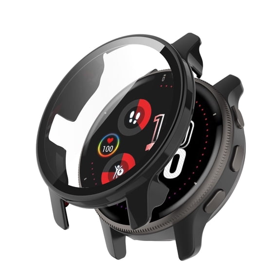 Integrated PC & Tempered Glass Case for Smartwatch Bands Durable Seamless Fit Easy Installation Universal Compatibility