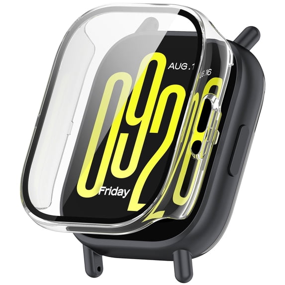 Integrated PC + Tempered Glass Protective Compatible for Smartwatch Easy Installation
