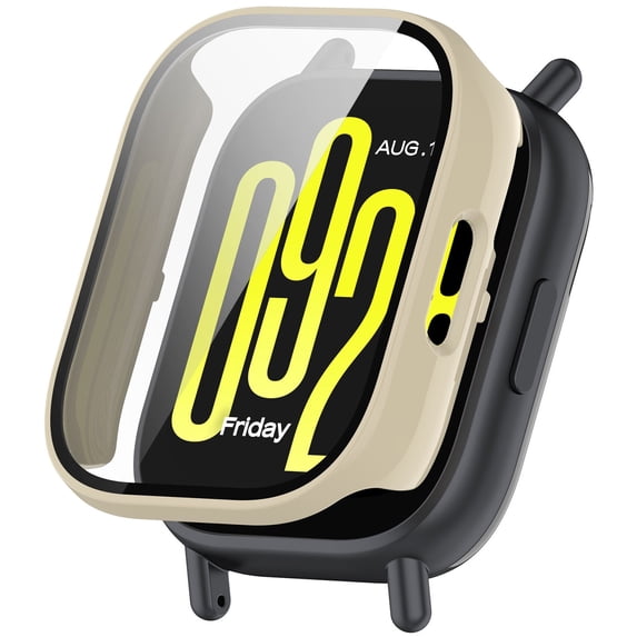 Integrated PC + Tempered Glass Protective Compatible for Smartwatch Easy Installation