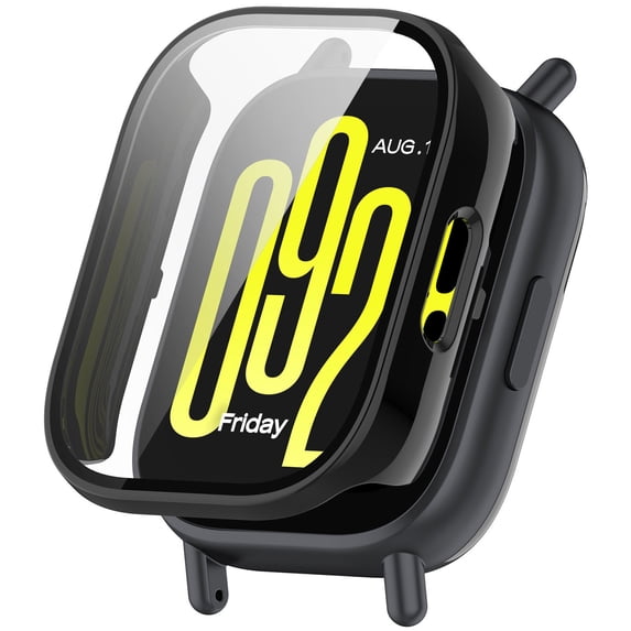 Integrated PC + Tempered Glass Protective Compatible for Smartwatch Easy Installation