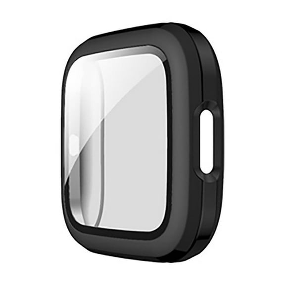 Integrated Protective Cover Compatible with Smartwatch PC + Tempered Glass Screen Guard for Enhanced Durability and Smart Wristband Accessories