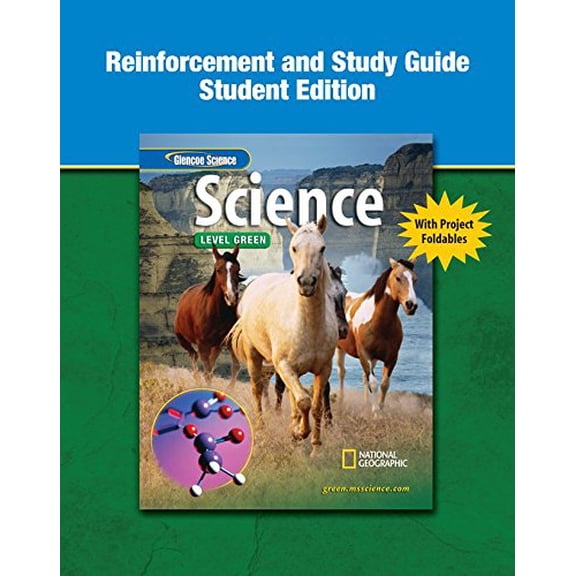 Pre-Owned Integrated Science: Glencoe Iscience, Level Green, Grade 7, Reinforcement and Study Guide, Student Edition (Paperback)