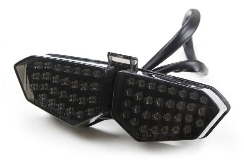 Integrated Sequential LED Tail Lights Smoke Lens for 2003-2005 Yamaha ...