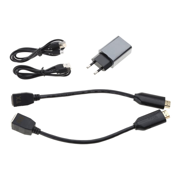 Integrated Soldering Cable Extender Stable Power Supply HDMI-Rj45 RX Ethernet Cable 1080p-
