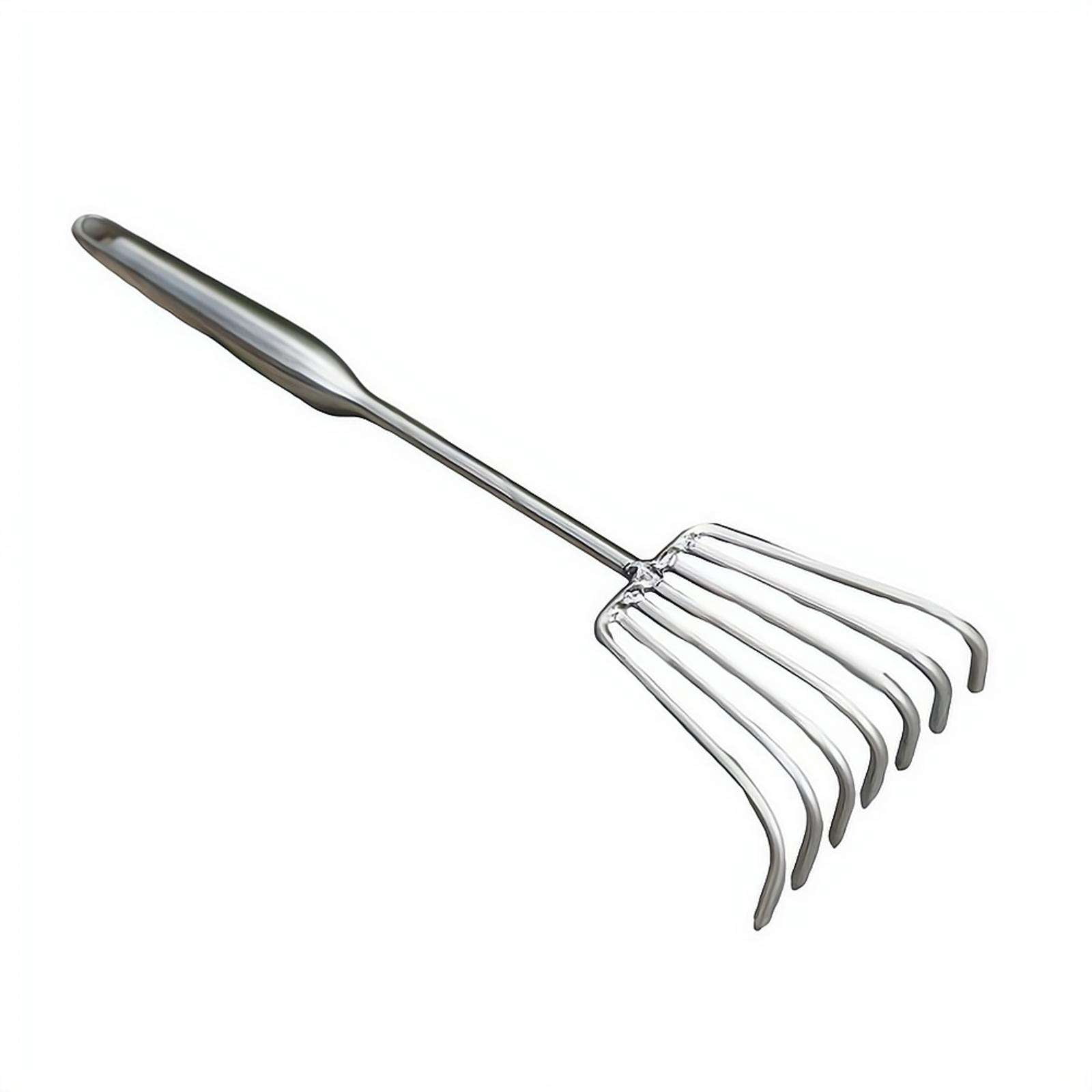 Integrated Welded Stainless Steel Rake, Heavy Duty Garden Loosening ...