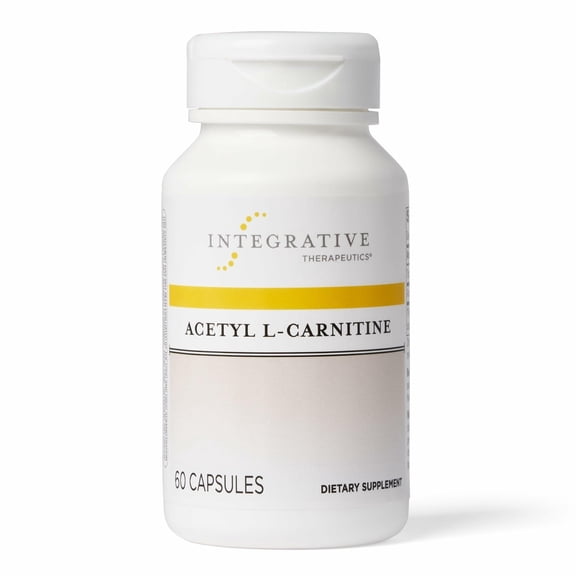 Integrative Therapeutics Acetyl L-Carnitine - Supports Healthy Cellular Energy Production* - Supports Nerve Cell Function* - Vegan, Gluten-Free & Dairy-Free - 60 Capsules (30 Servings)