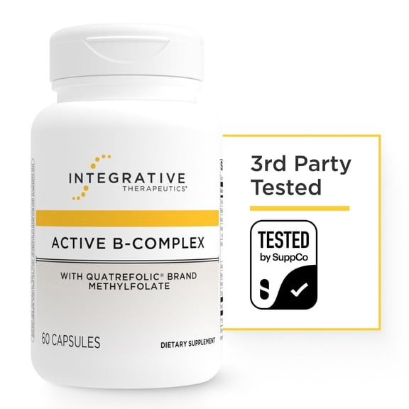 Integrative Therapeutics Active B-Complex, Made for Busy Lifestyles, 60 Capsules (30 Servings)