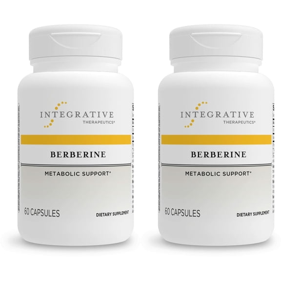 Integrative Therapeutics Berberine - Supplement for Cellular Energy Metabolism & Metabolic Support* - Dairy-Free & Gluten-Free - 120 Capsules (120 Servings)
