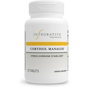 Integrative Therapeutics Cortisol Manager - with Ashwagandha, L-Theanine - Reduces Stress to Support Restful Sleep* - Supports Adrenal Health* - 30 Count