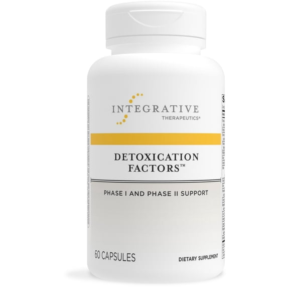 Integrative Therapeutics Detoxification Factors, Liver Support*, 60 Count (30 Servings)