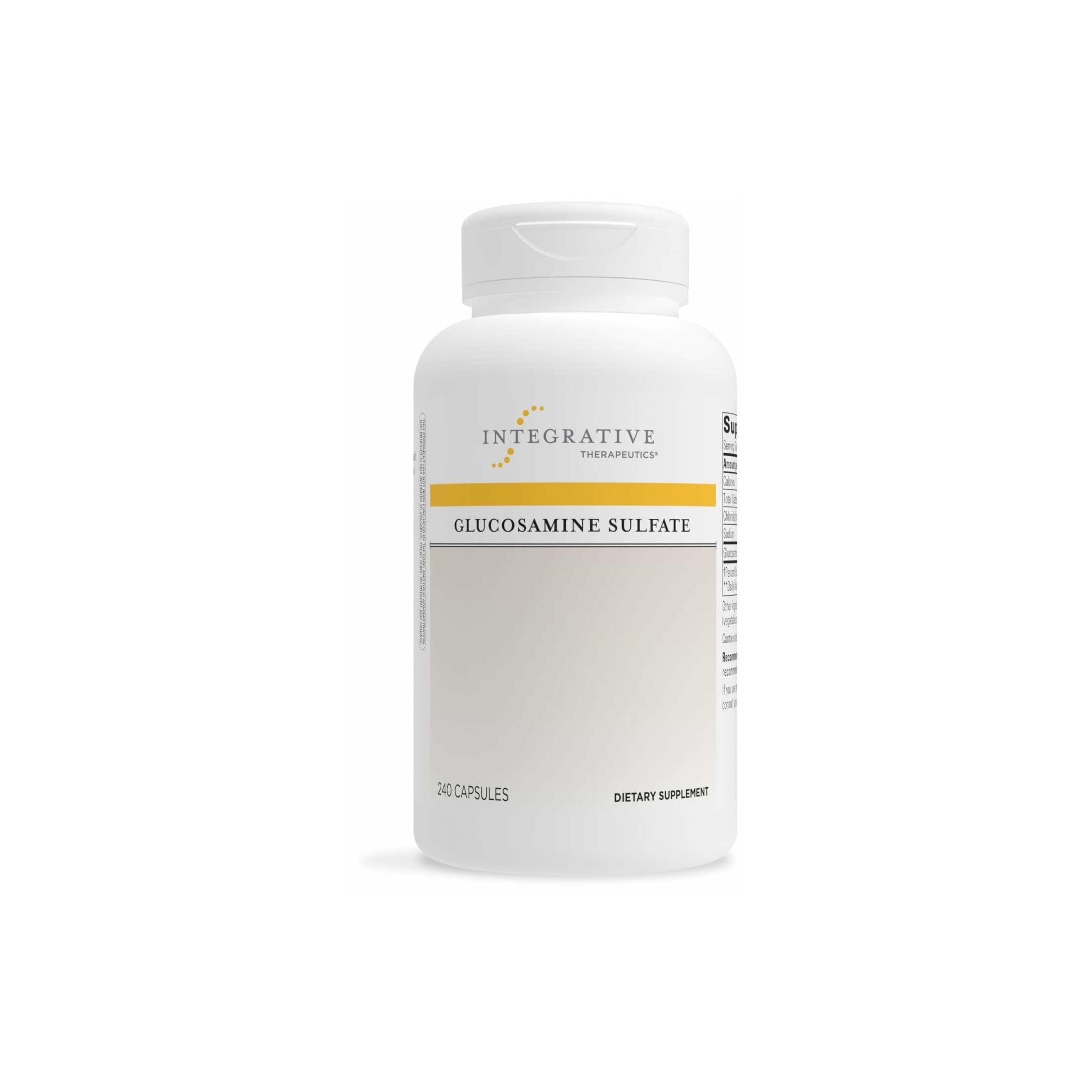 Integrative Therapeutics Glucosamine Sulfate - Cartilage Support Supplement* - Building Block of Cartilage - Gluten-Free & Dairy-Free - 240 Capsules (80 Servings)