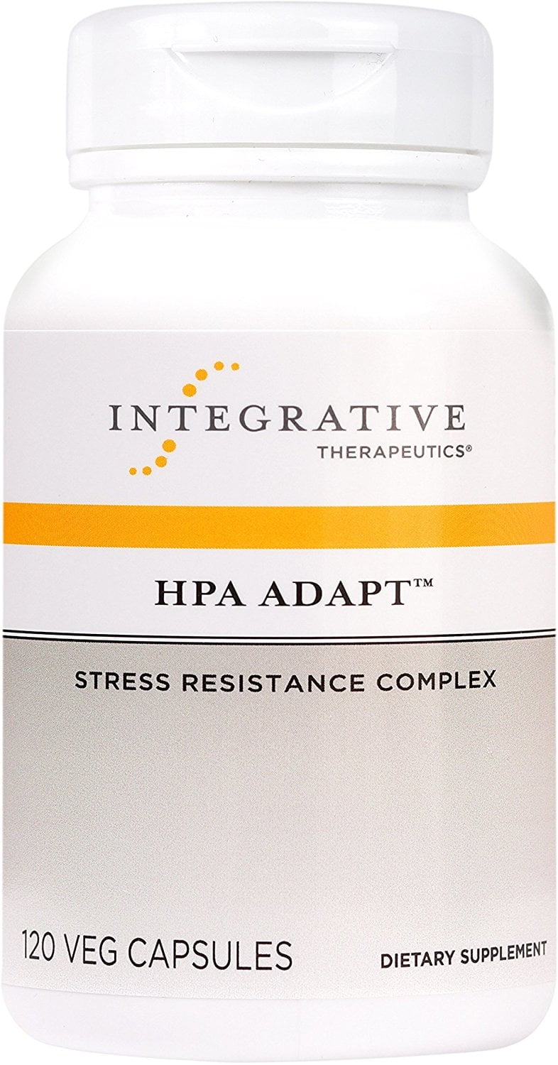 Integrative Therapeutics HPA Adapt (Hypothalamic Pituitary Adrenal) - Supports Healthy Stress Response* - With Ashwagandha, Maca, Holy Basil & Rhodiola - Gluten Free - Soy Free - 120 Vegan Capsules