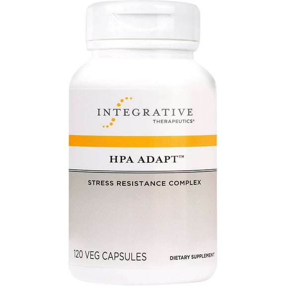 Integrative Therapeutics HPA Adapt (Hypothalamic Pituitary Adrenal) - Supports Healthy Stress Response* - With Ashwagandha, Maca, Holy Basil & Rhodiola - Gluten Free - Soy Free - 120 Vegan Capsules