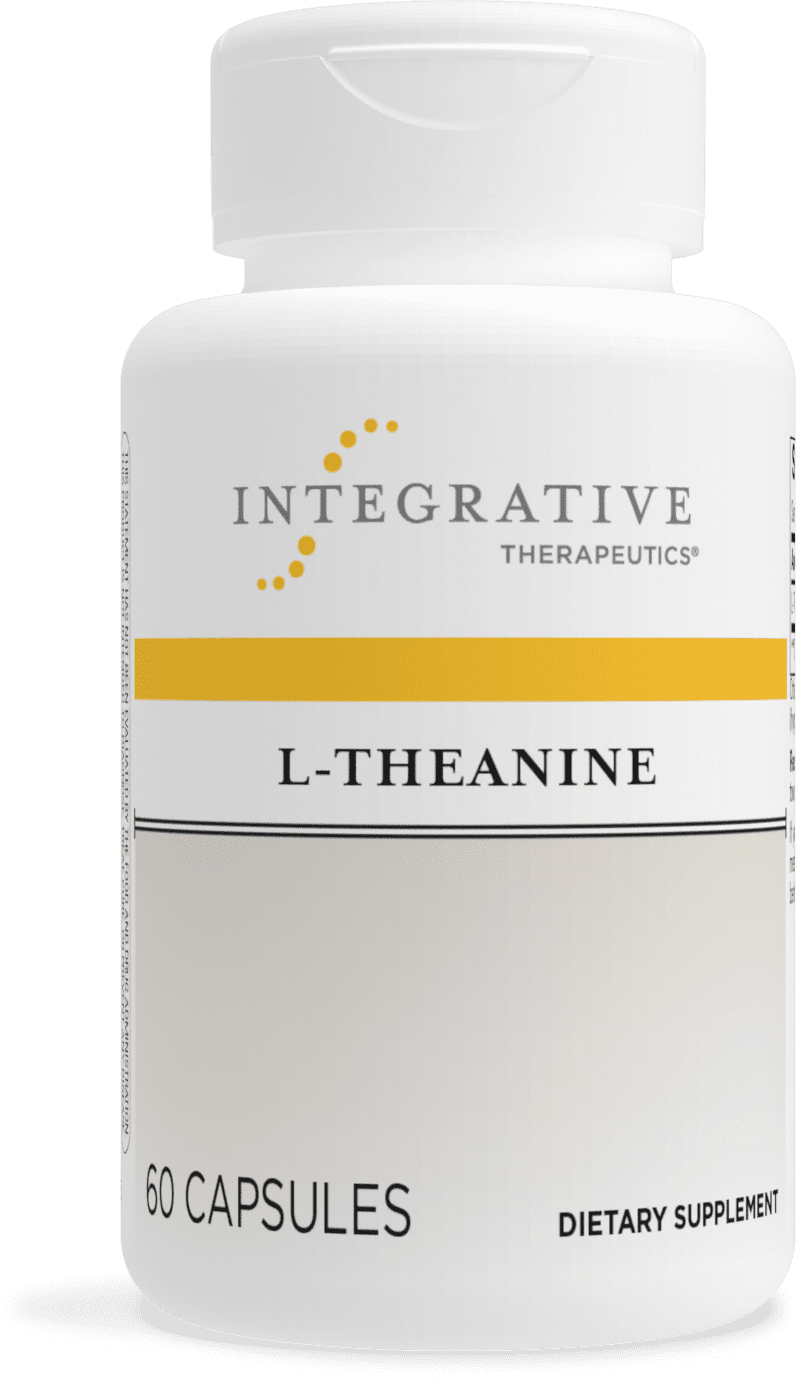 Integrative Therapeutics L-Theanine 200 mg - Suntheanine Brand L-Theanine - Promotes a Relaxed State & Healthy Stress Response* - Vegan and Gluten Free - 60 Capsules